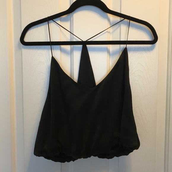 Kendall +Kylie Black V-Neck Tank Top - Picture 3 of 5